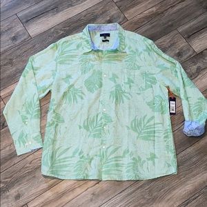 NWT MARGARITAVILLE Island Reserve lemon key shirt